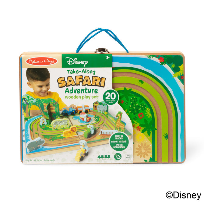 Disney Take-along Safari Wooden Play Set