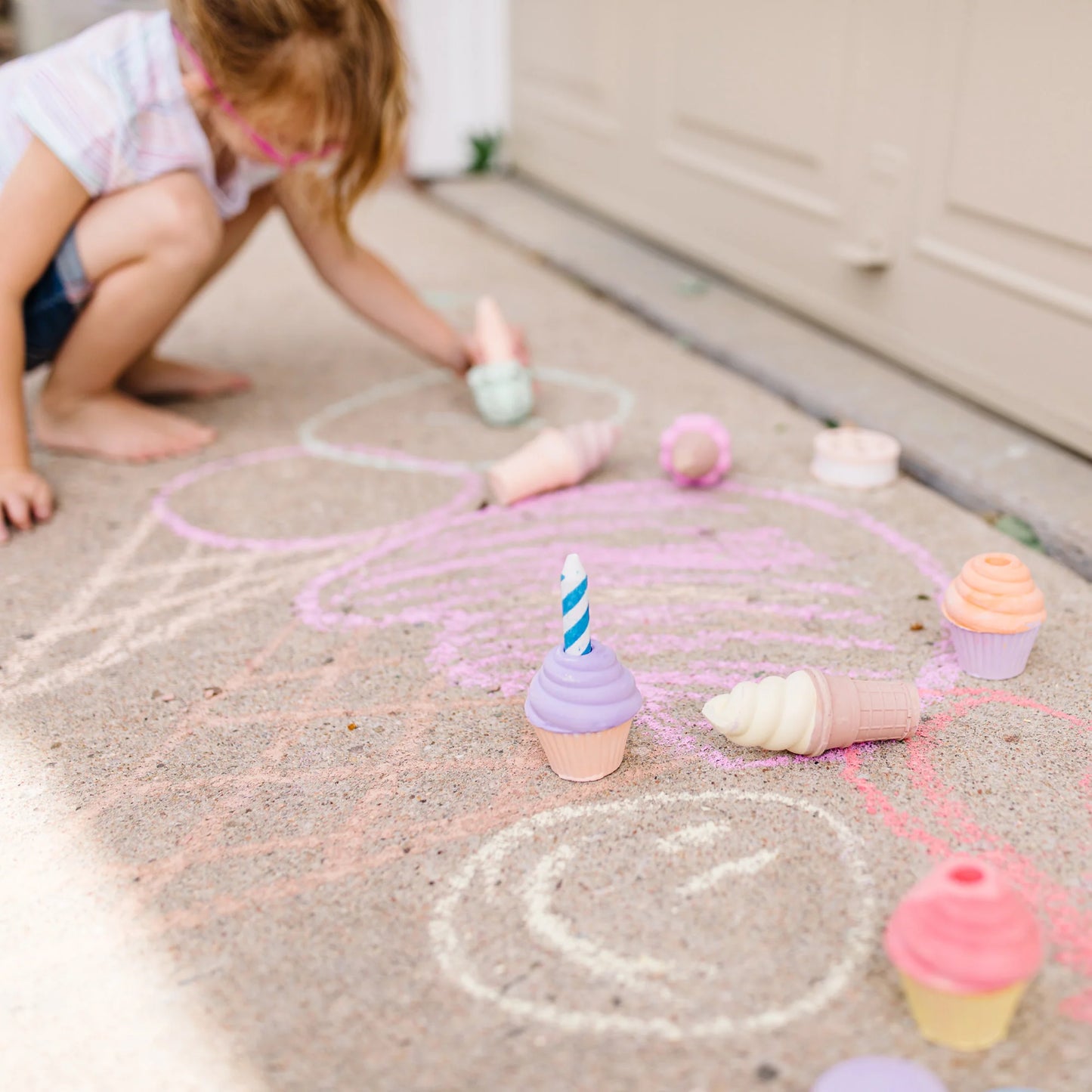 Cake & Ice Cream Chalk Set