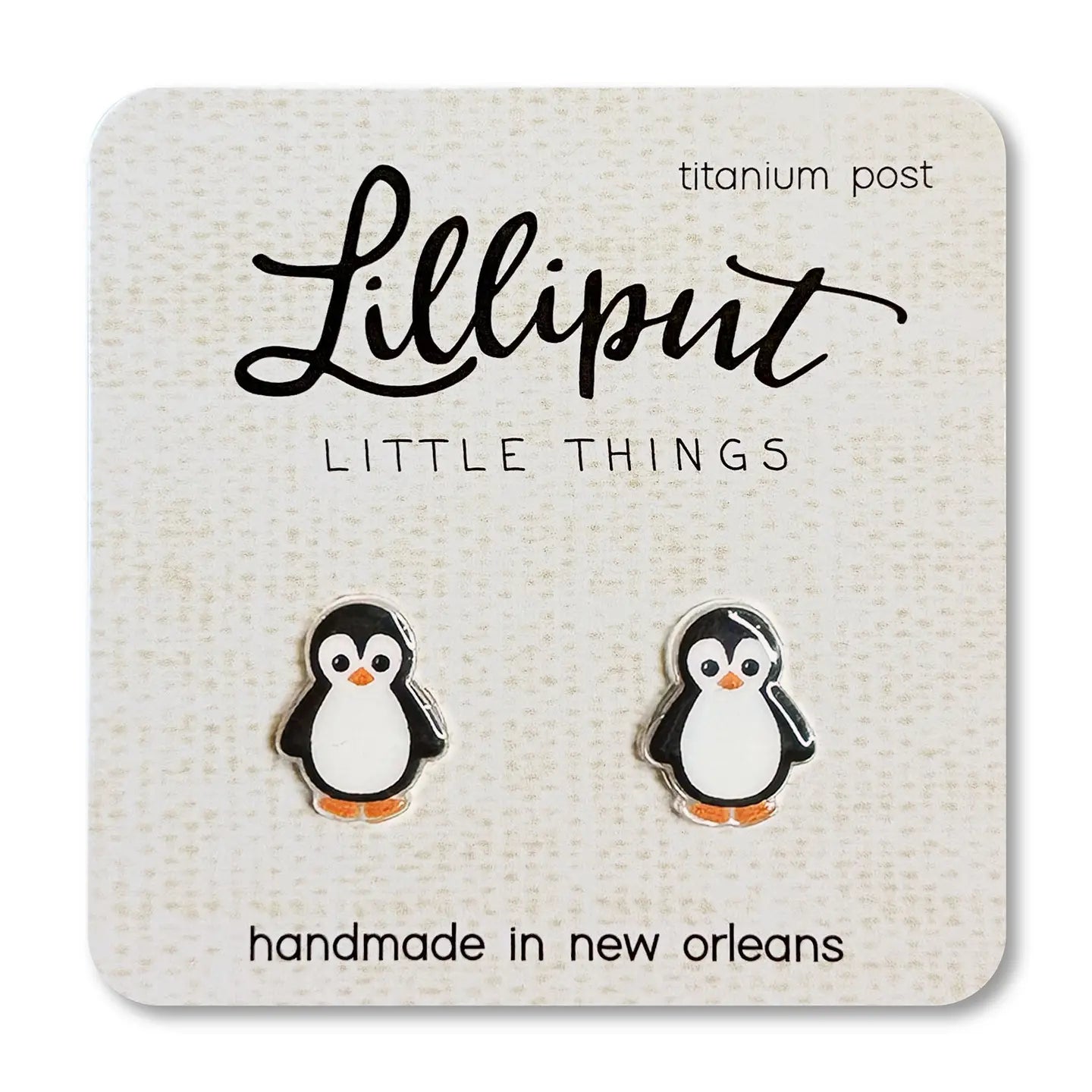 Penguin Earrings