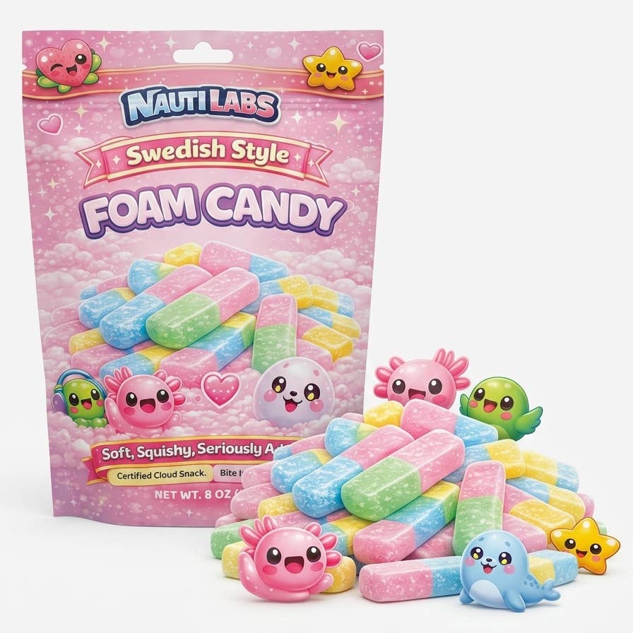 Swedish Style Foam Candy