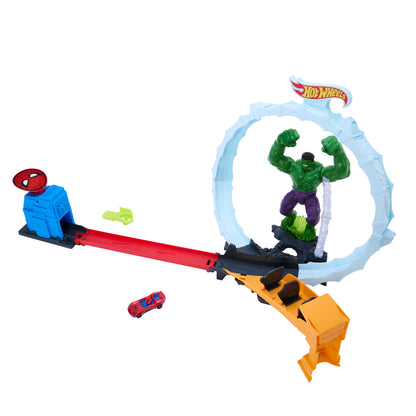Spider-Man & Hulk HW Slam Launch Set