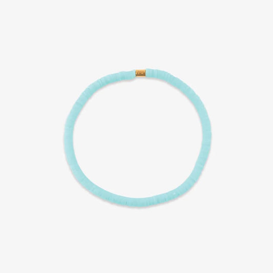 Ice Blue Disc Bracelet