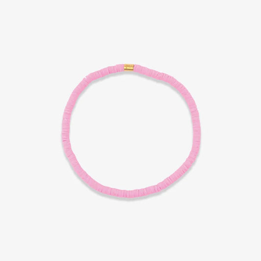 Pink Disc Bracelet