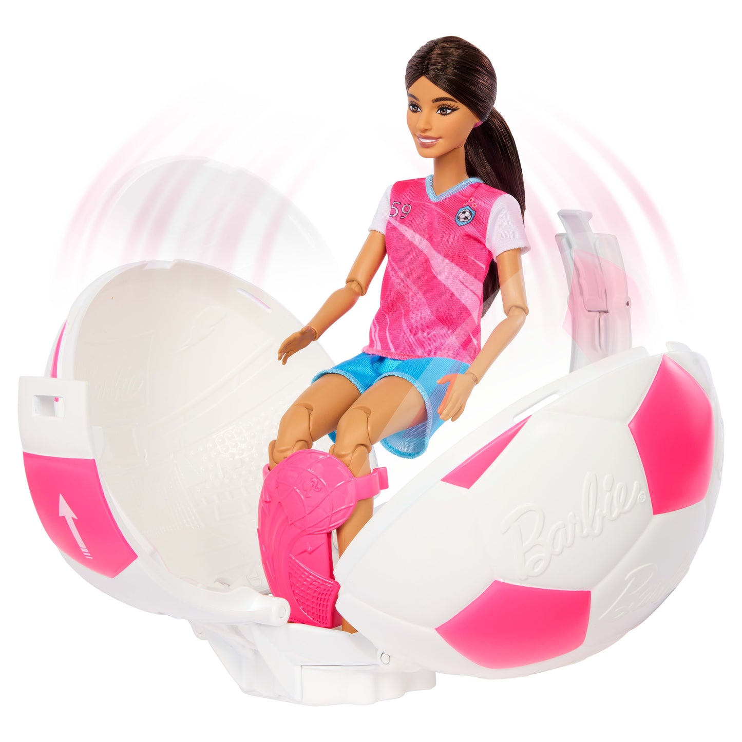 BARBIE® Roll & Reveal™ Soccer Player Doll and Accessories