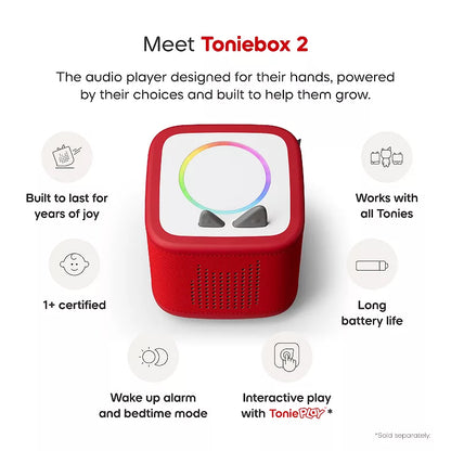 Red Toniebox 2 Starter Set - Playtime Puppy