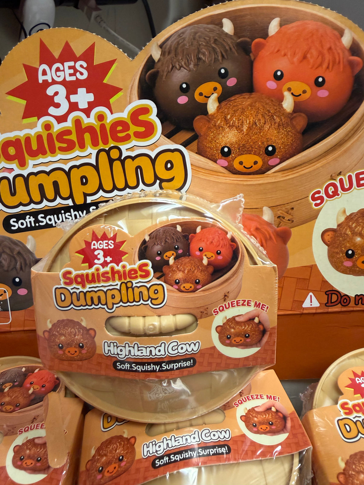 Highland Cow Squishy Dumpling
