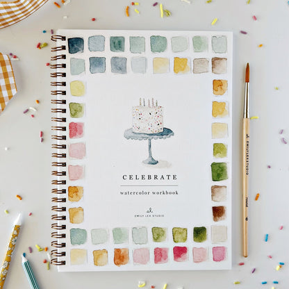 Celebration Watercolor Workbook
