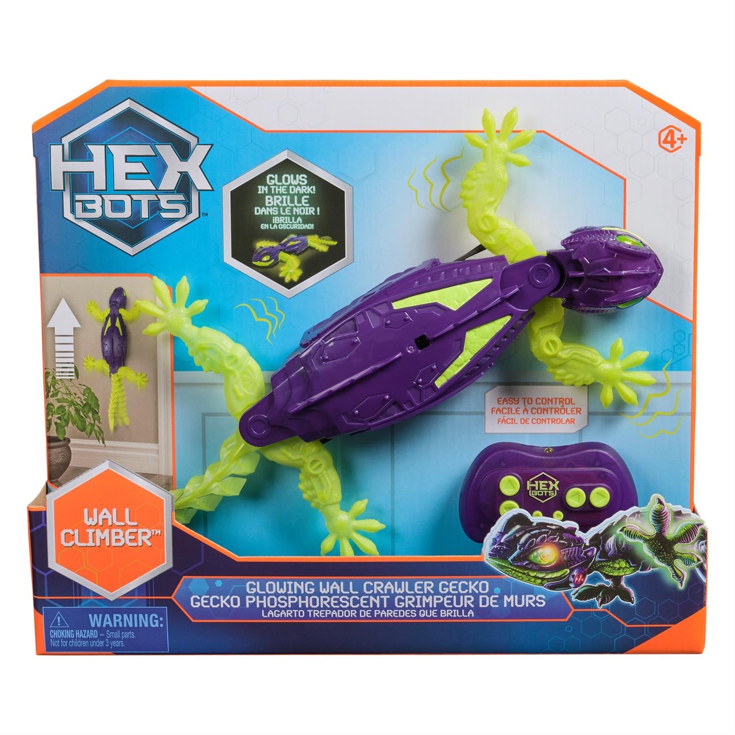 Hex Bots Glow Gecko