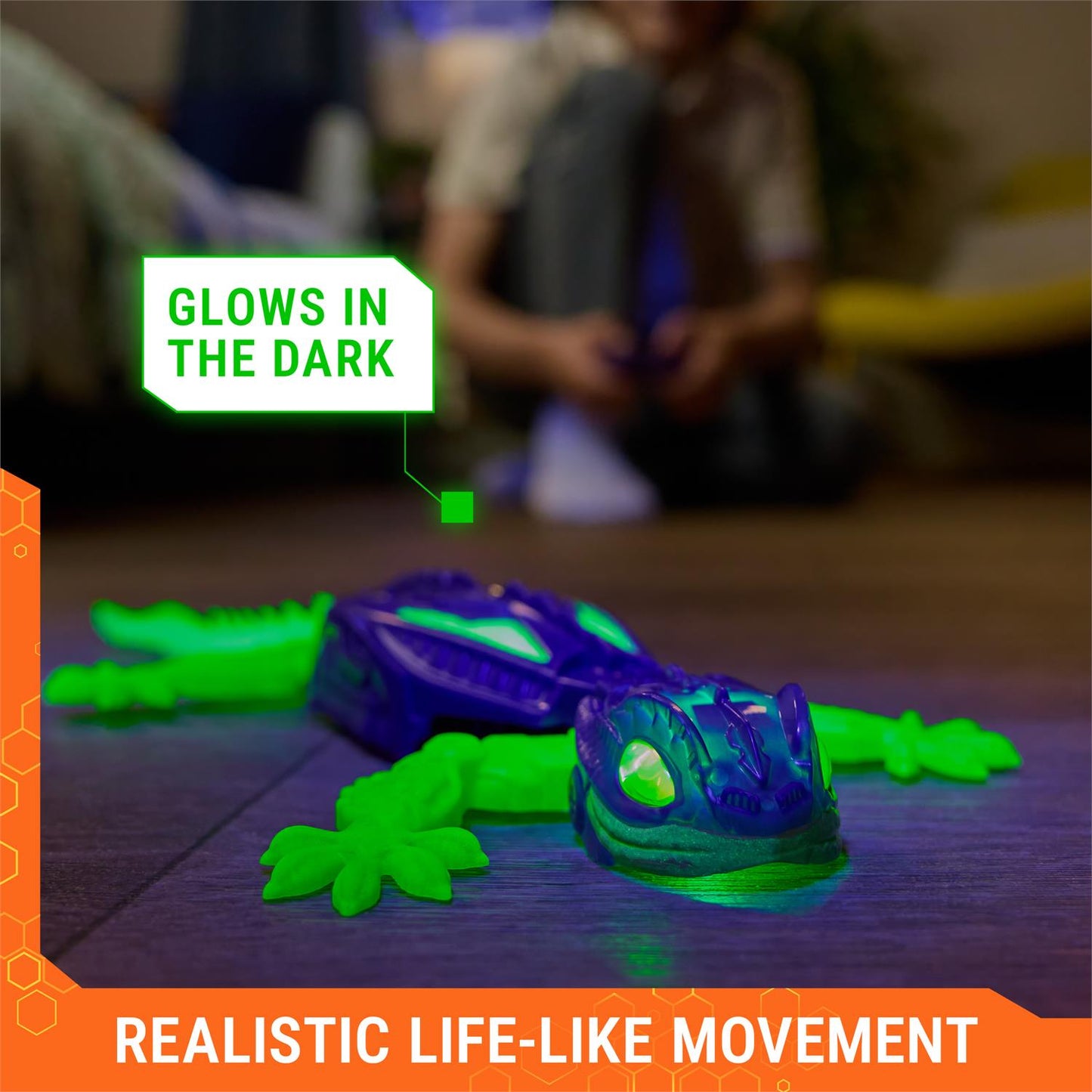 Hex Bots Glow Gecko