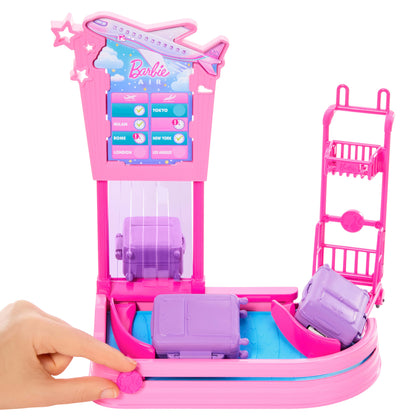 BARBIE® Family & Friends Baggage Claim Playset