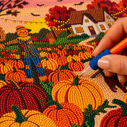 Fall Diamond Art Kit Pumpkin Patch