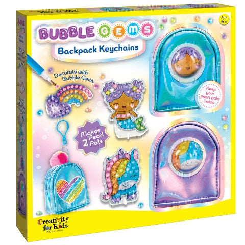 Bubble Gem Backpack Key Chain