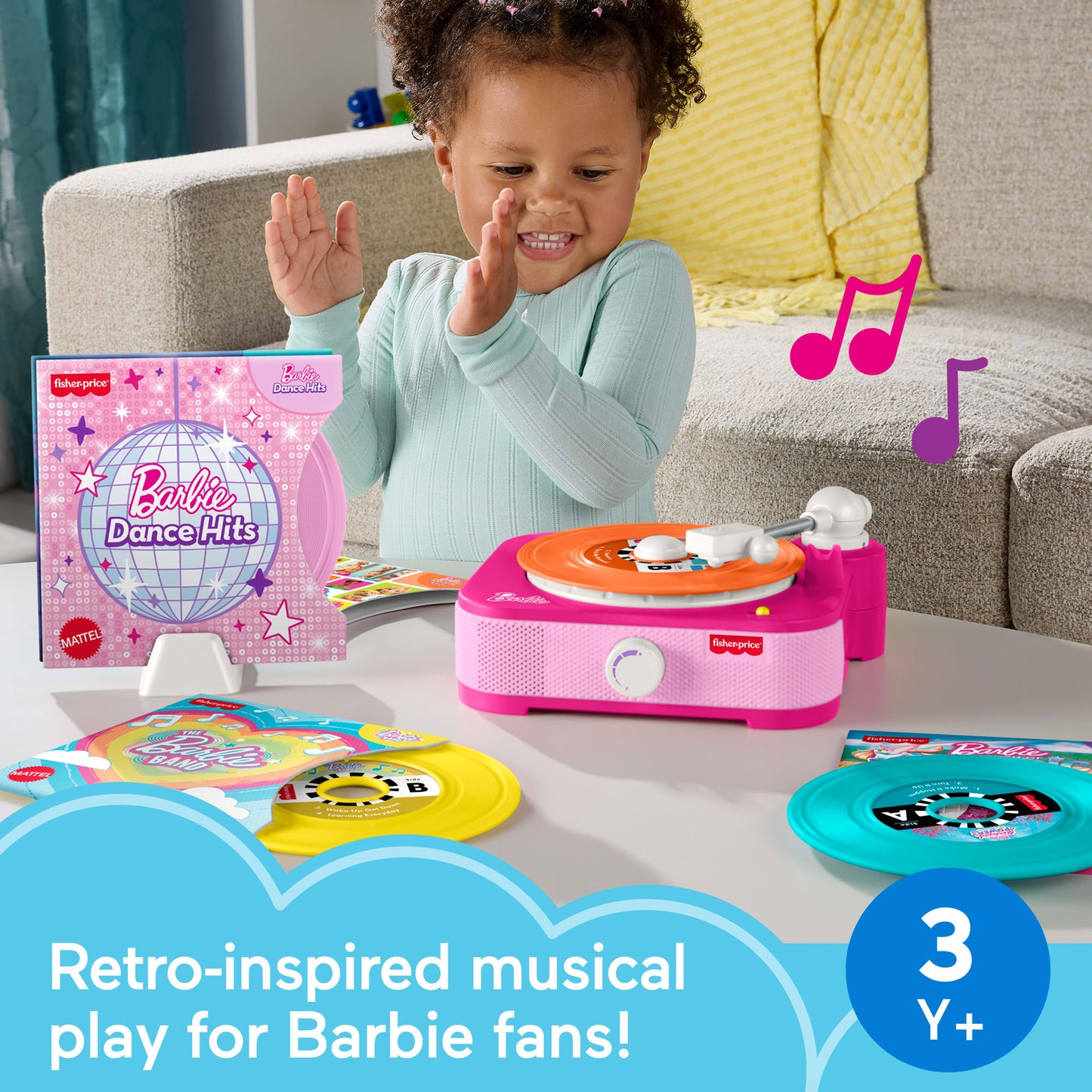 FP BARBIE RECORD PLAYER
