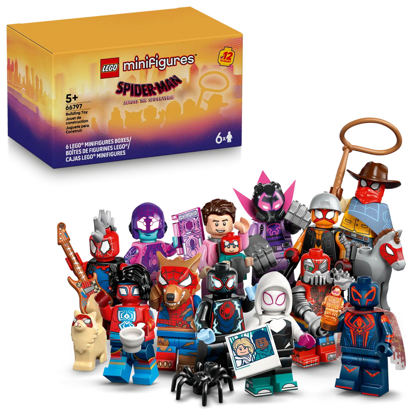 Spiderman 6pk Minifig