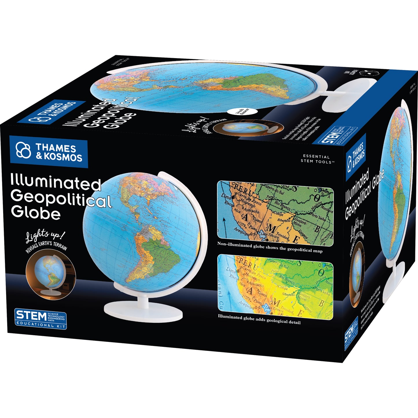 Illuminated Geopoli Globe