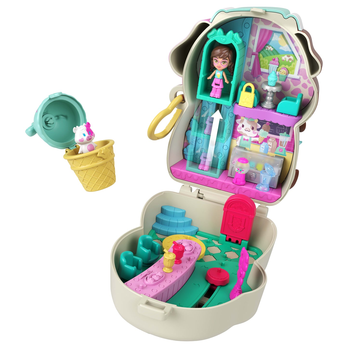 POLLY POCKET™ Cowbell Diner Compact