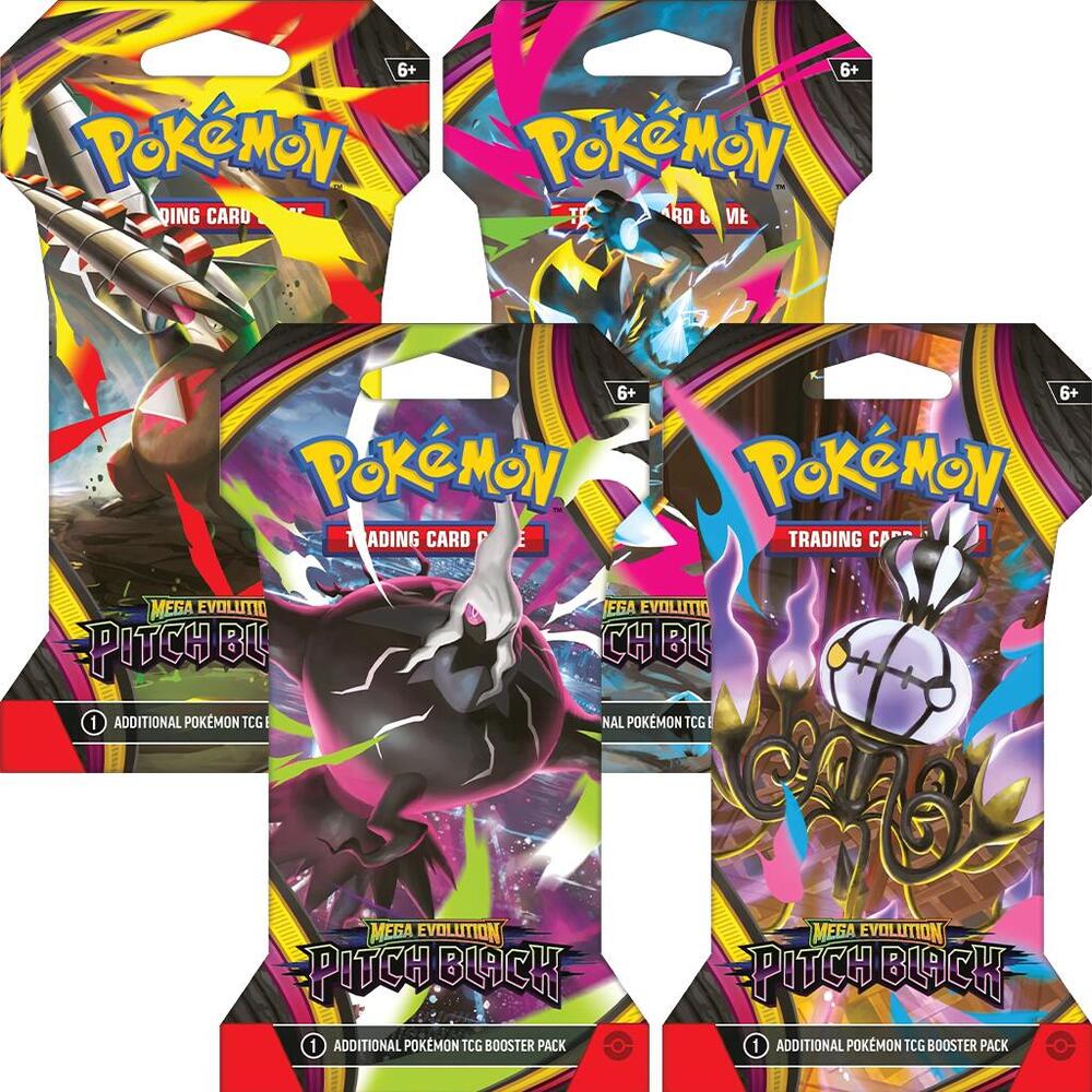 Pokemon Pitch Black Sleeved Booster