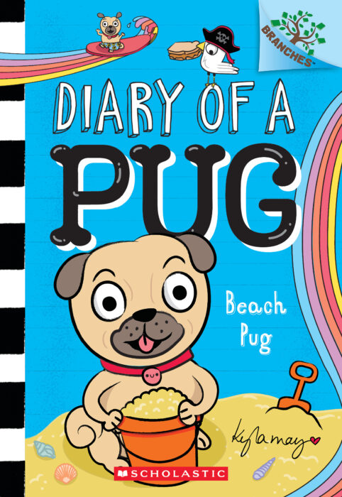 Beach Pug - Diary of a Pug