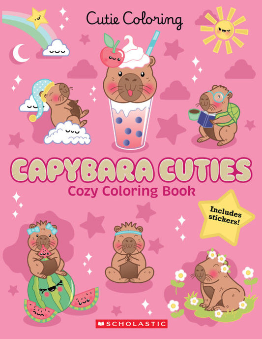Capybara Cuties Cozy Coloring