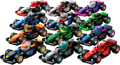 F1 Race Cars 6pk