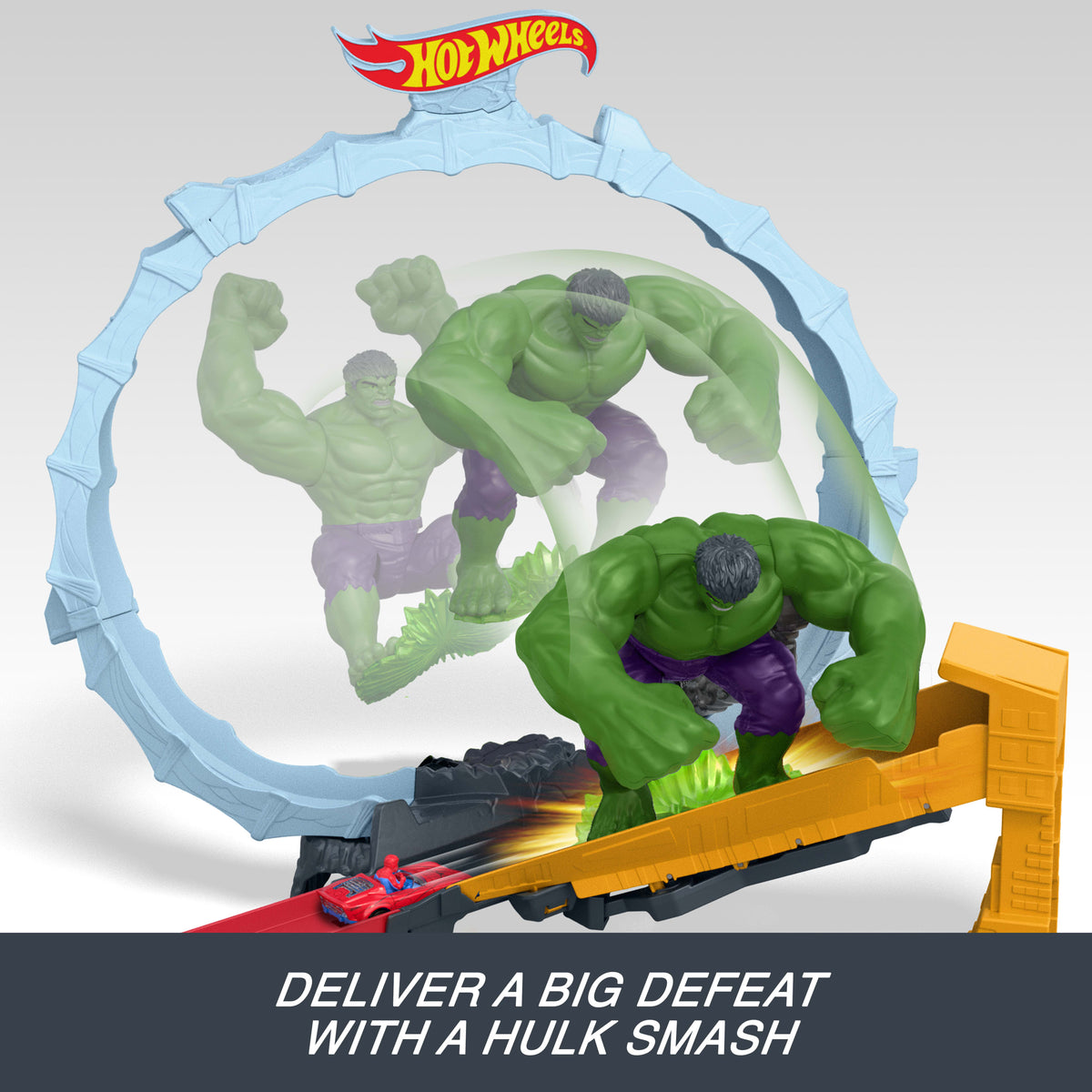 Spider-Man & Hulk HW Slam Launch Set