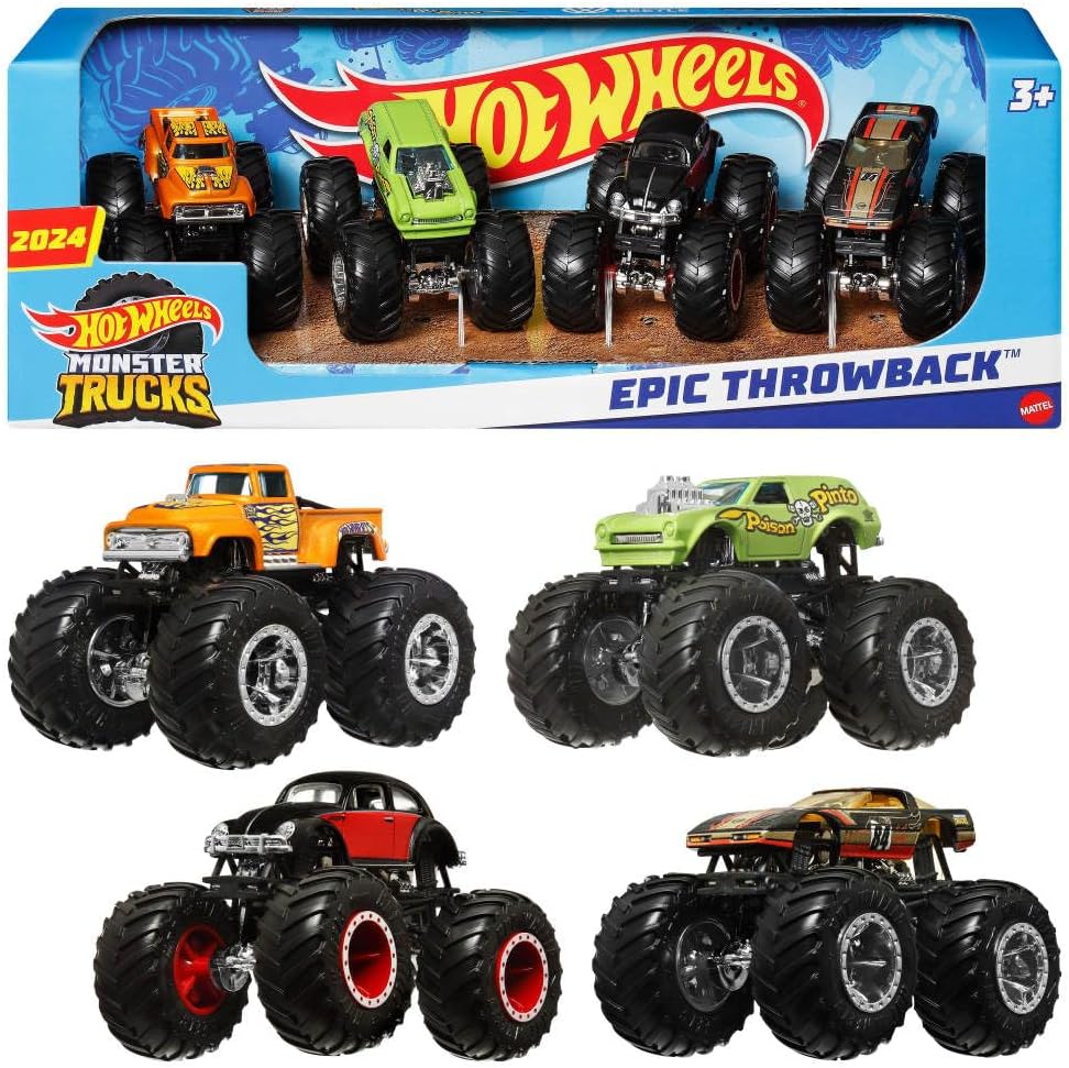 HW Monster Trucks 4 Pack