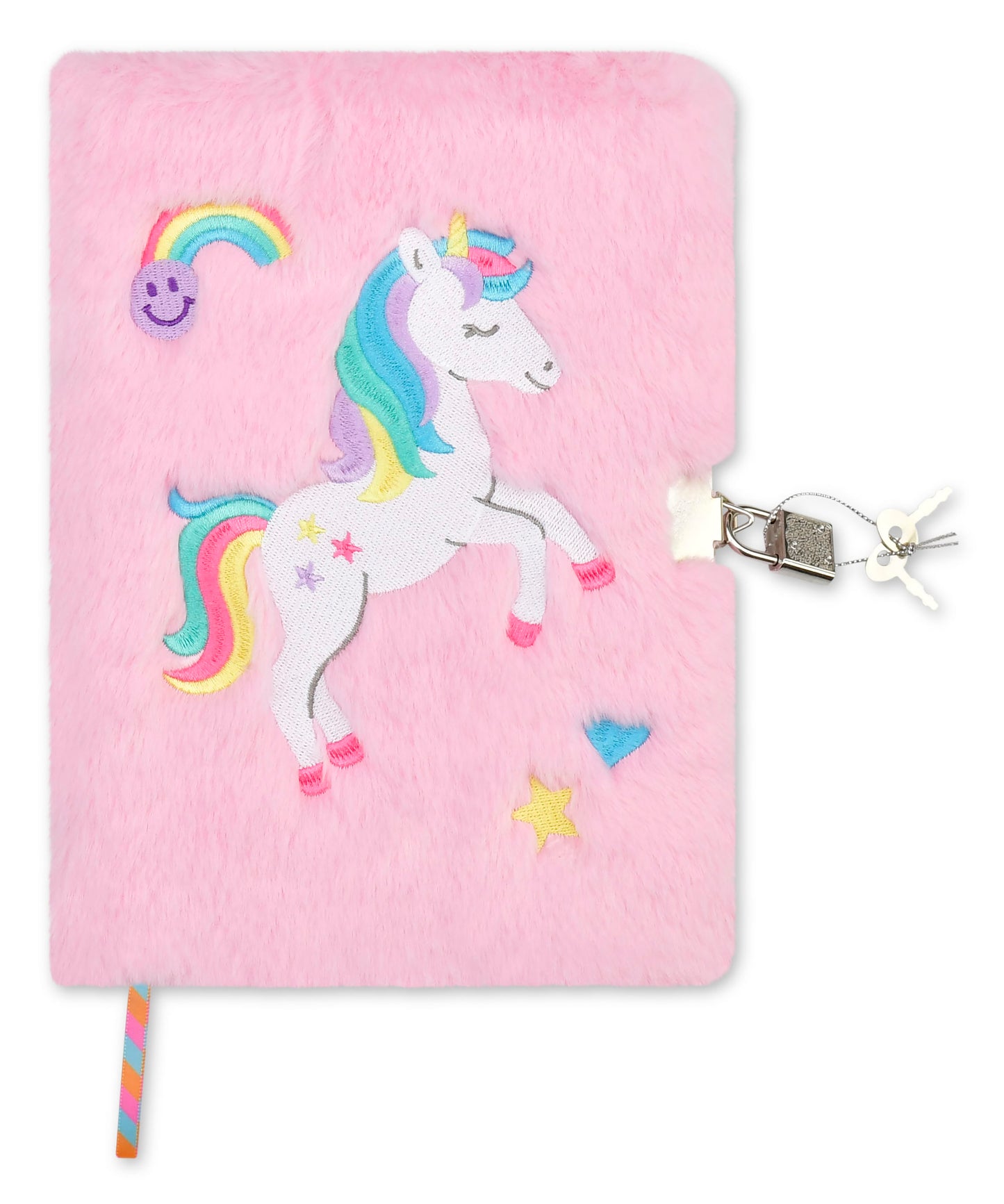 Unicorn Kisses Lock and Key Journal