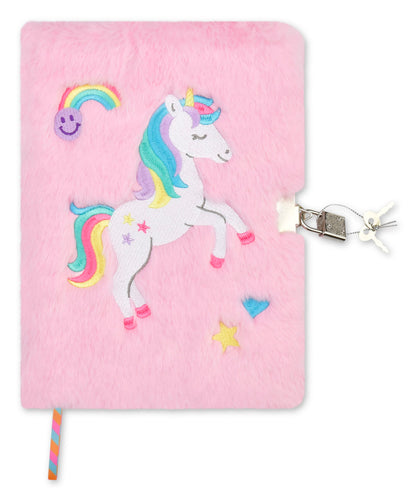Unicorn Kisses Lock and Key Journal