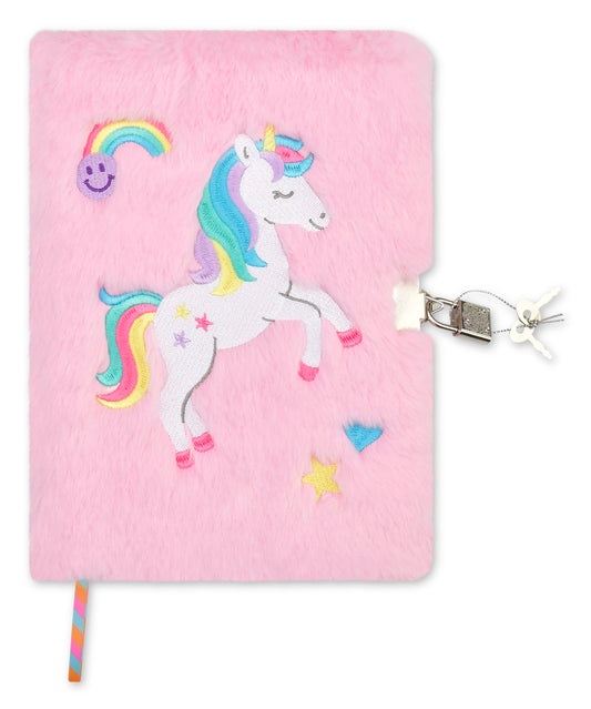 Unicorn Kisses Lock and Key Journal