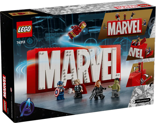 Marvel Logo & Minifigs