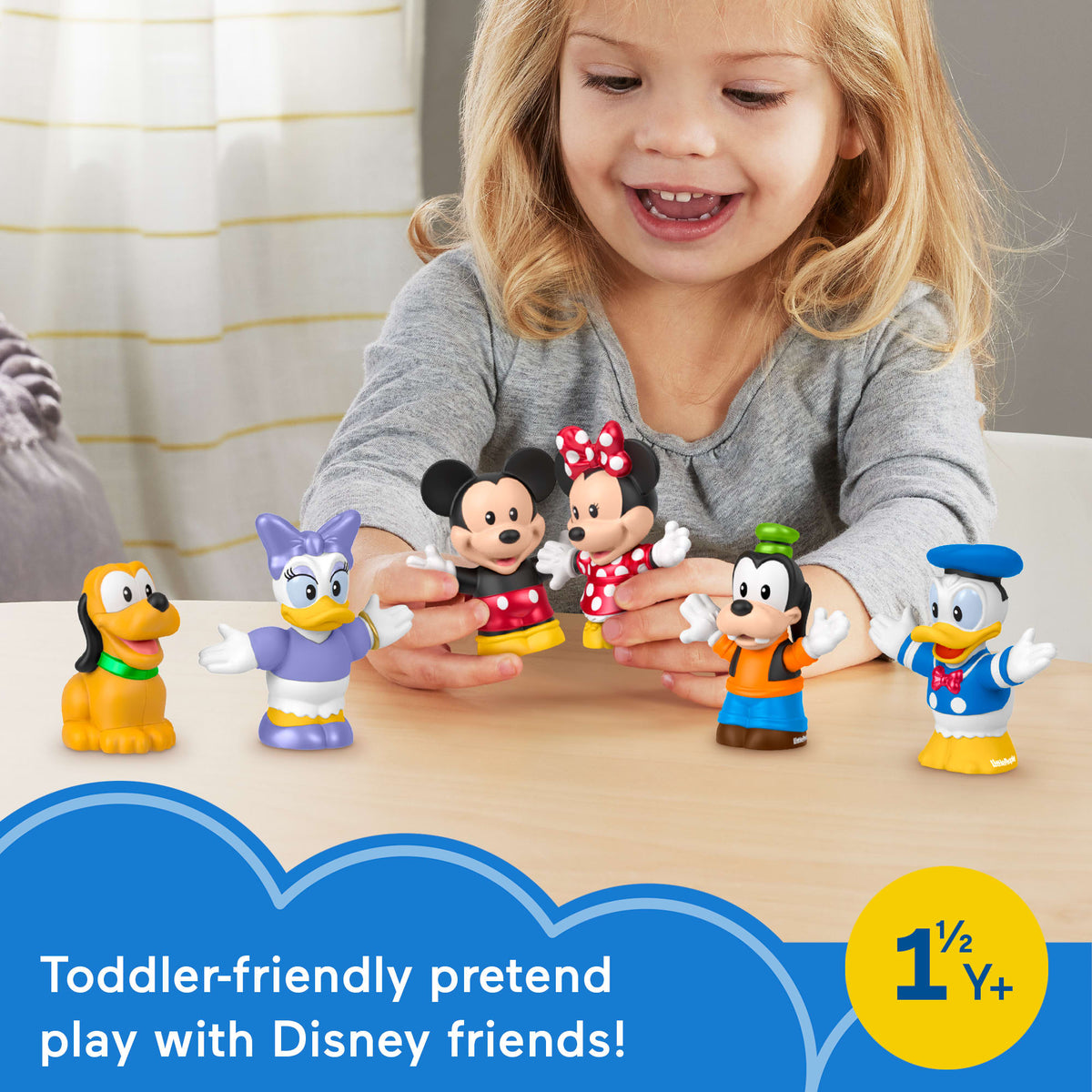 LP MICKEY & FRIENDS FIGURE 6PK