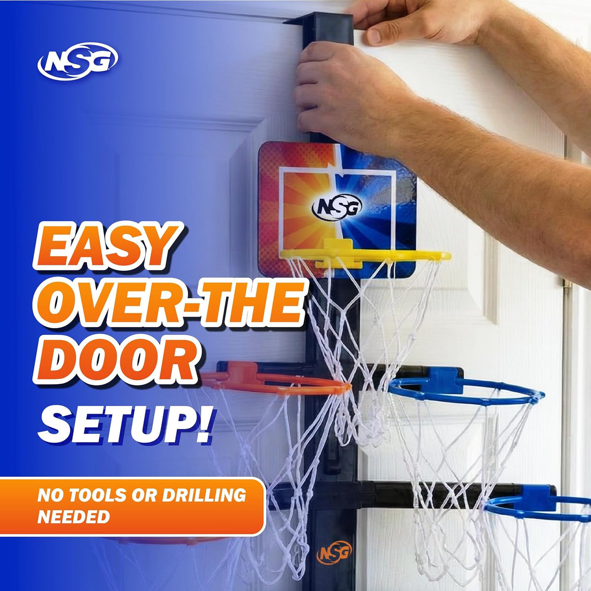Over the Door Hoop Race