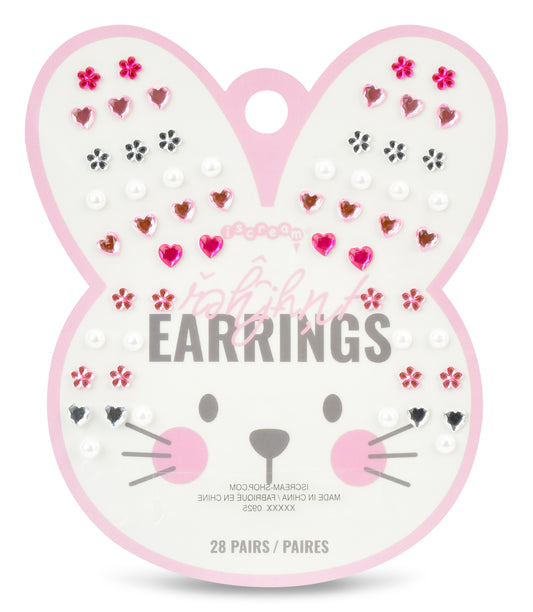 Bunny Stick On Earrings