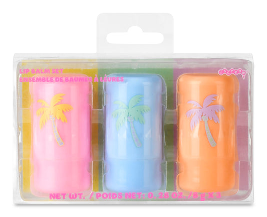 Palm Paradise Lip Balm Set