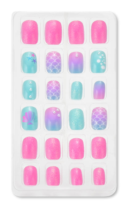 Mermaid Vibes Press-on Nails Set