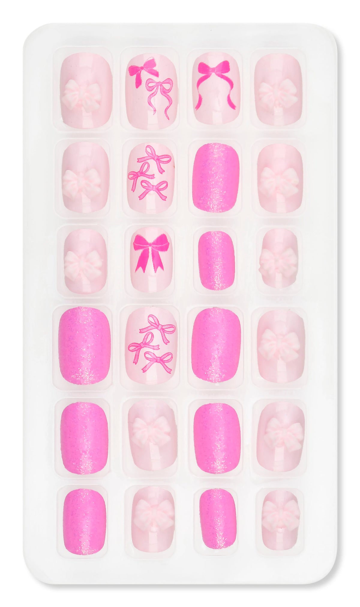 Bow Press On Nails