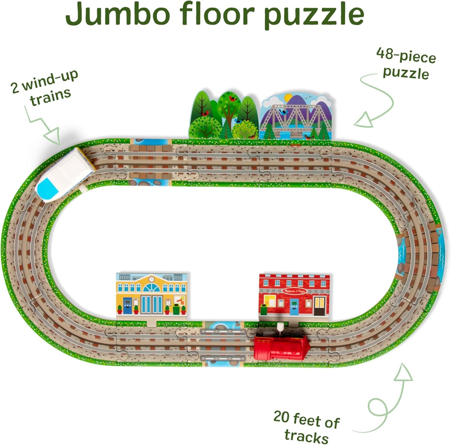 BYO Tracks Floor Puzzle