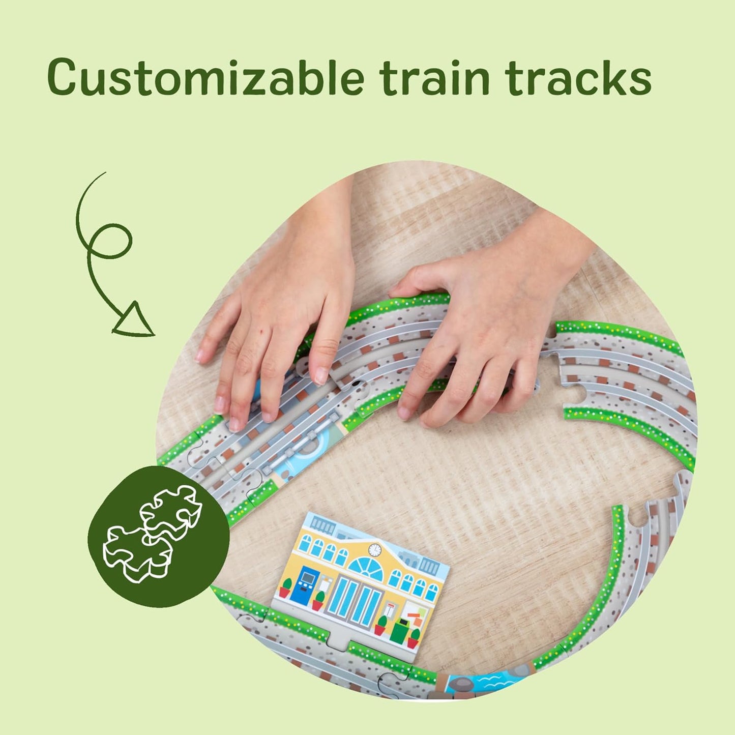 BYO Tracks Floor Puzzle