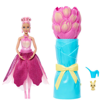 Pink BARBIE® PETAL POP™ Doll and Accessories