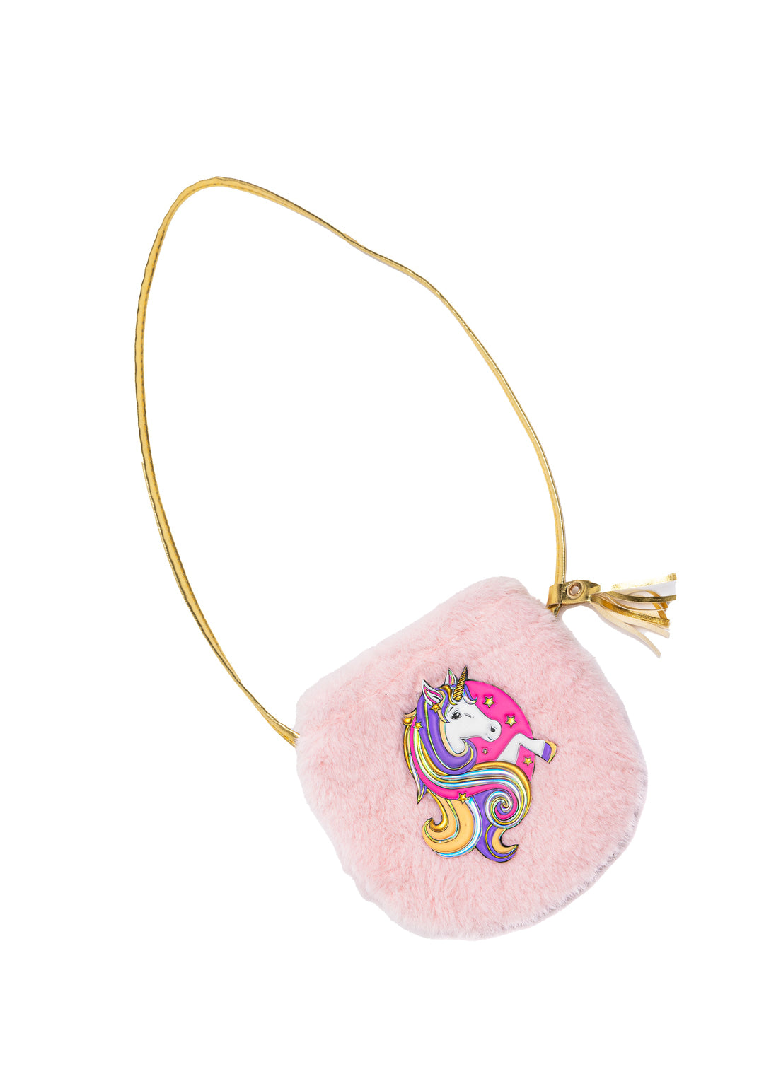Fluffy Pink Unicorn Purse