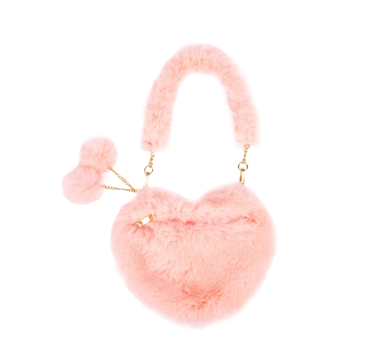 Peach Passion Furry Purse
