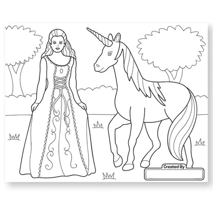 Jumbo Pink Coloring Pad