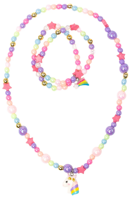 Cheerful Unicorn Necklace Set