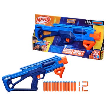 Nerf N Series Double Impact Dart Blaster with 12 Darts