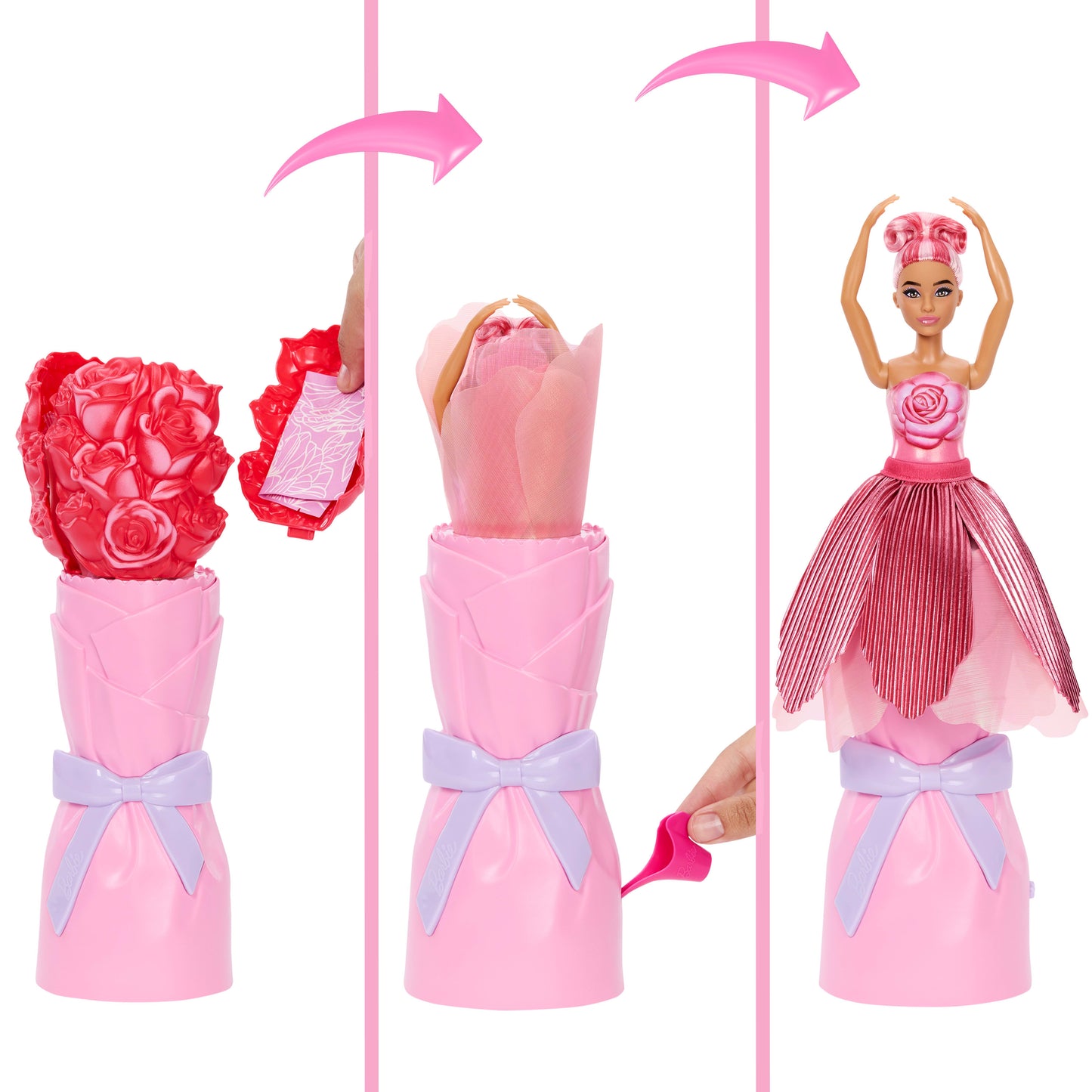 Red BARBIE® PETAL POP™ Doll and Accessories