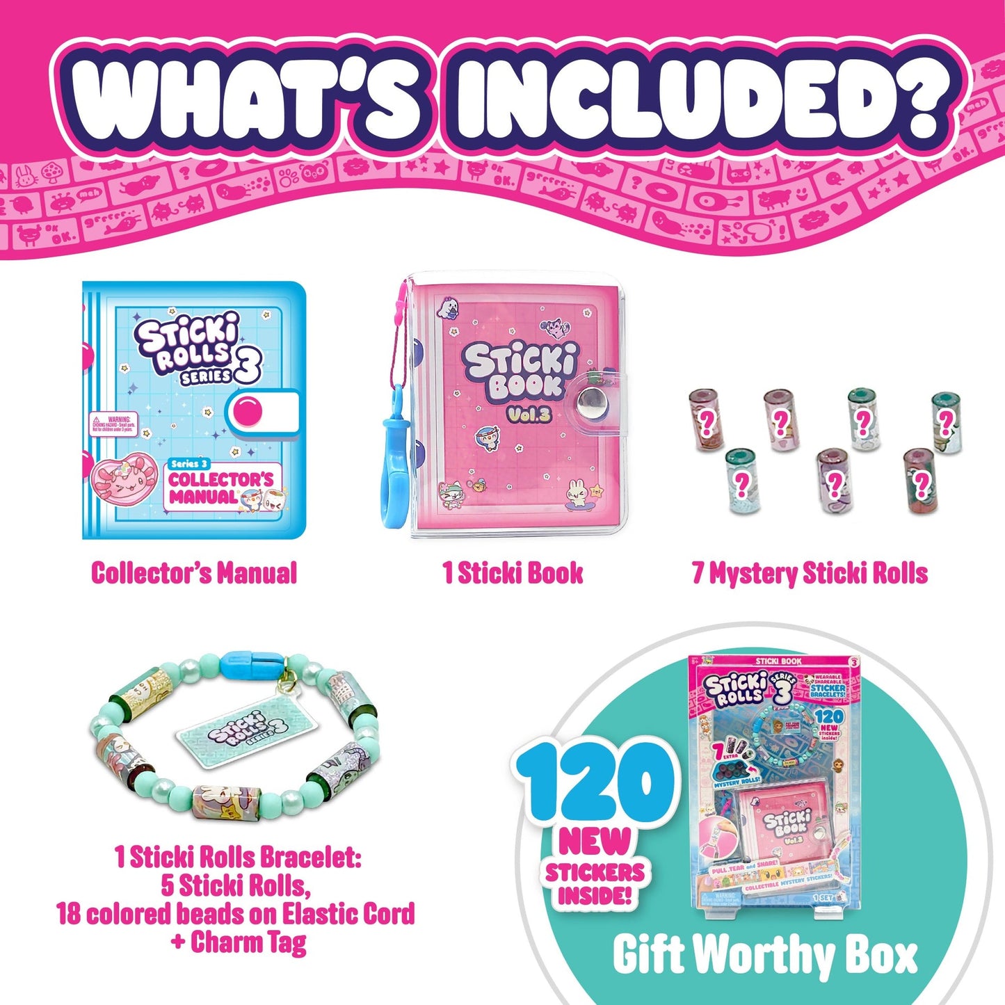 Sticki Rolls Book S3