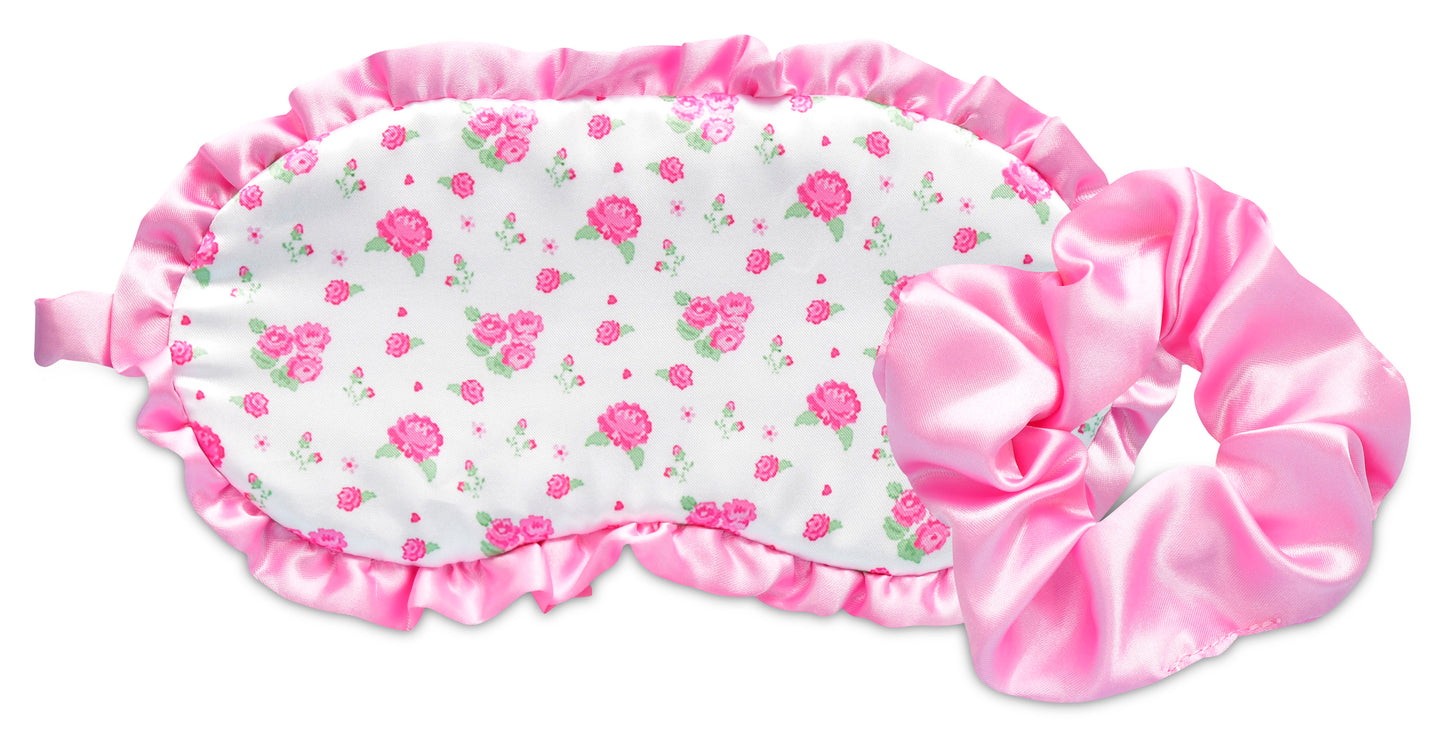 Pretty in Pink Eye Mask & Scrunchie Set