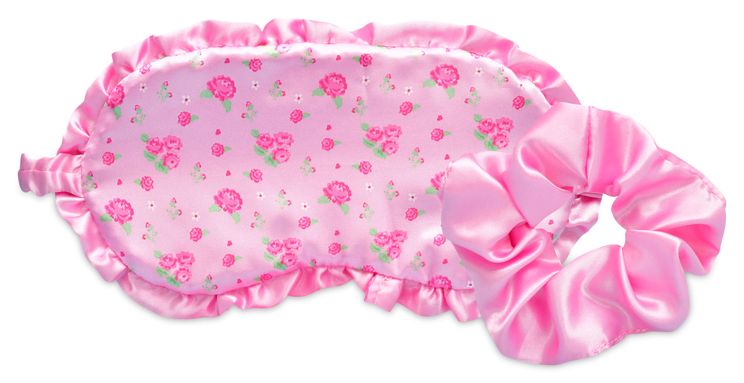 Pretty in Pink Eye Mask & Scrunchie Set