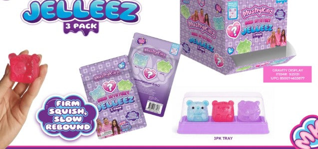 MushyKinz Mini Jelleez Squishy 3 Pack