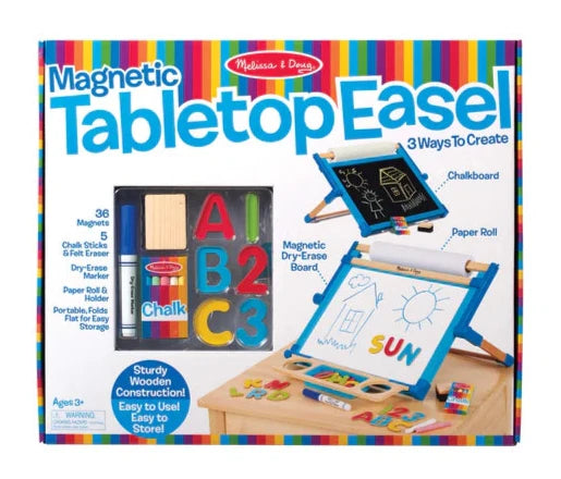 Double-Sided Magnetic Tabletop Easel